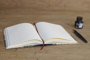 Fadenheftung Notizbuch Papeterie Schreibweise